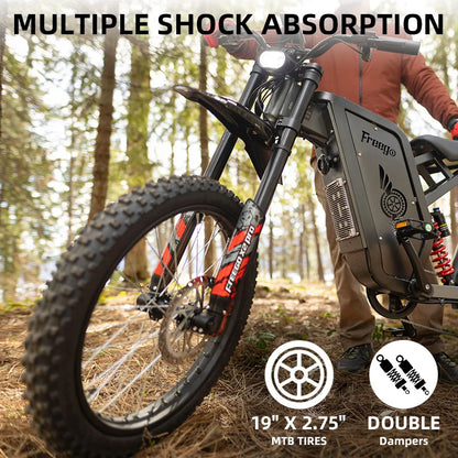 Electric Motorcycles Gearless Motors Speed 85Kmh Off Road MTB Ebike
