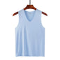 Men  Silk Tank Top Sports Fit