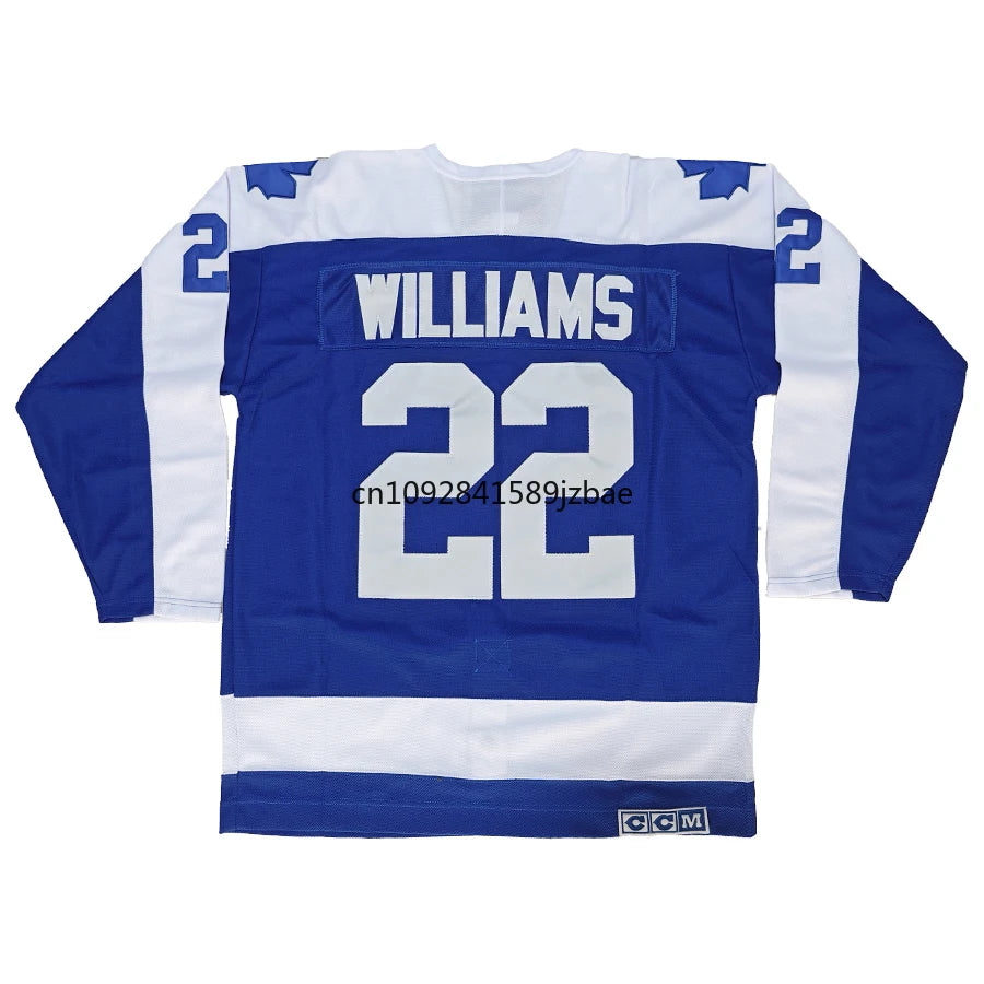Mat Sundin, Borje Salming, Tiger Williams  hockey Jersey