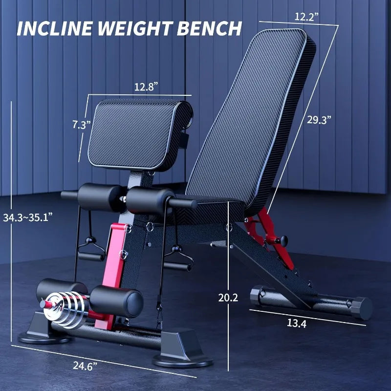 home gym equipment portable utility weight bench