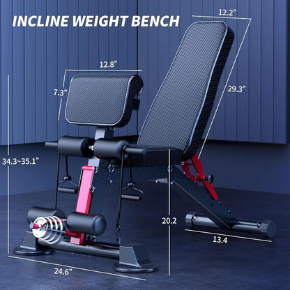 home gym equipment portable utility weight bench
