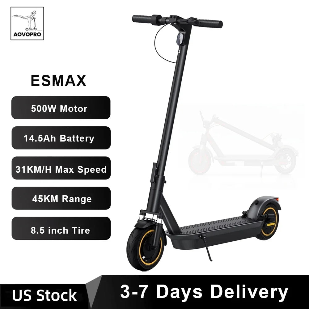 Smart Shock-absorbing Anti-skid Foldable Portable Electric Scooter