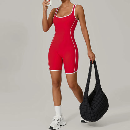 Open Back Yoga Suit