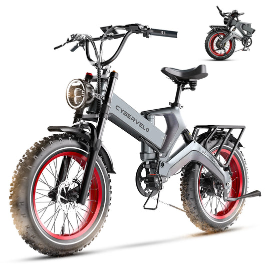 Folding Electric Bike for Adults,35MPH 100Mile