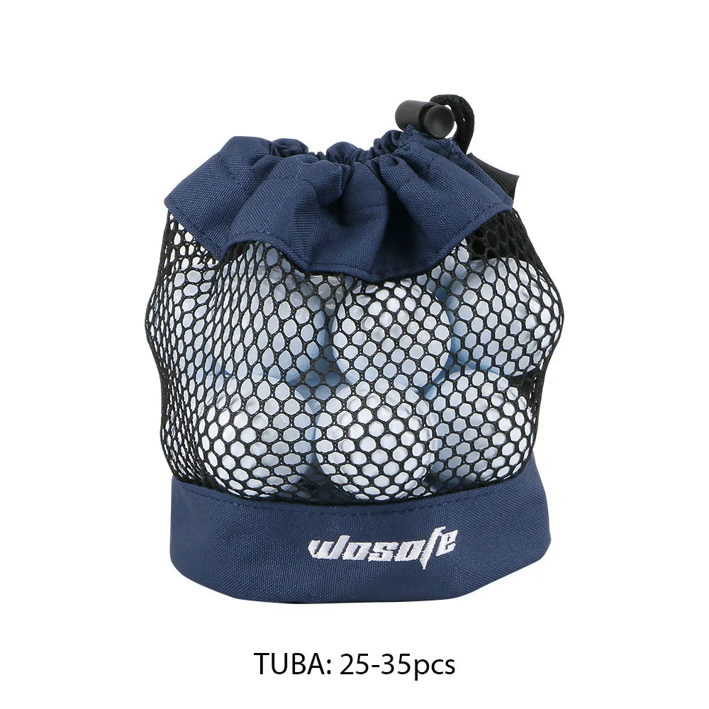 S/M/L Golf Nylon Net Bag Golf Balls Storage Pouch Bag with Durable Sports Mesh Net Bag Suitable for Outdoor Sports Gyms Travel