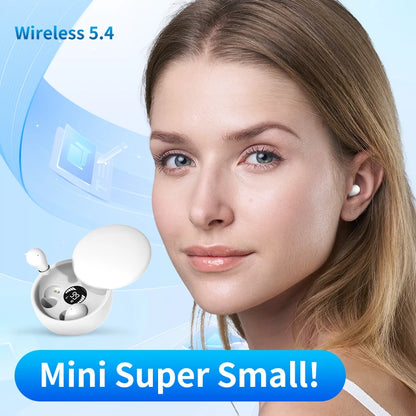 Wireless Bluetooth sleeping Headset Mini Invisible Earphones ,Waterproof