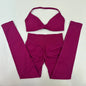 Sports Bra Fitness Gym Clothing Workout Set 2 Pieces