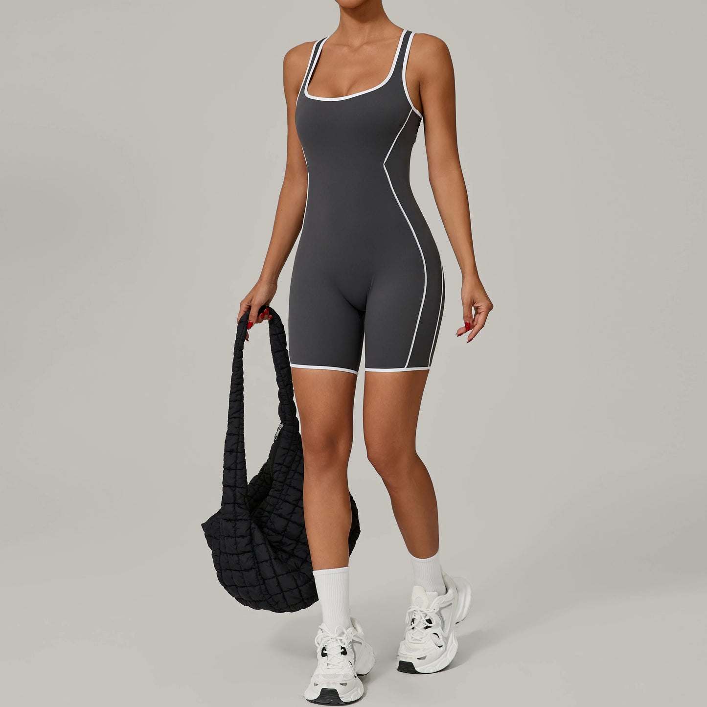 Open Back Yoga Suit