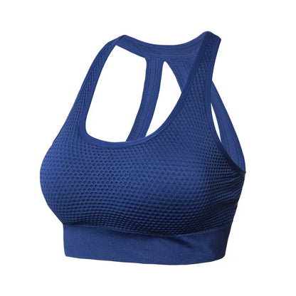 Workout Gym Bras Mesh Padded Sports Bra