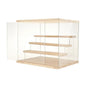 Clear Acrylic Display Case Countertop Box Organizer Stand Dustproof Showcase
