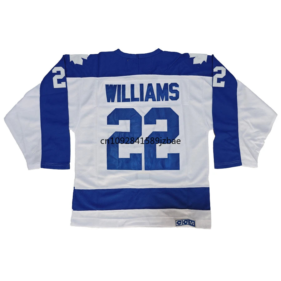 Mat Sundin, Borje Salming, Tiger Williams  hockey Jersey