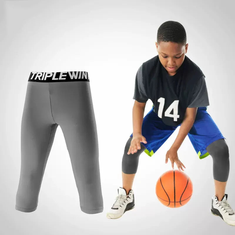 Kids Boy Girl Capri Running all sports  Tights