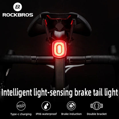 Smart Bicycle Brake  Rear Light Auto Stop