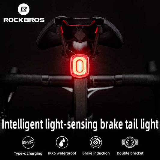 Smart Bicycle Brake  Rear Light Auto Stop