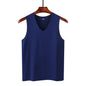 Men  Silk Tank Top Sports Fit