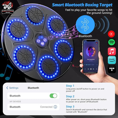 New Smart Bluetooth Wall Mounted Music Boxing Trainer