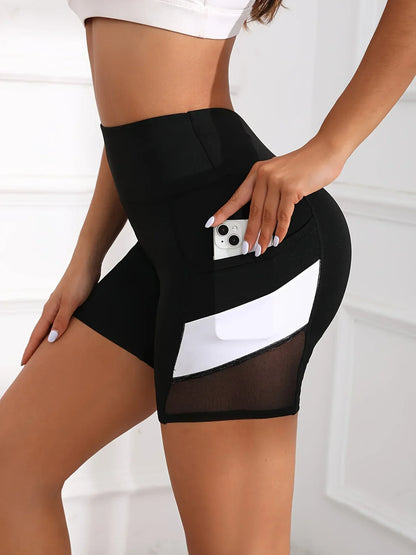 Women's High Waisted Yoga Shorts with Tummy Tuck