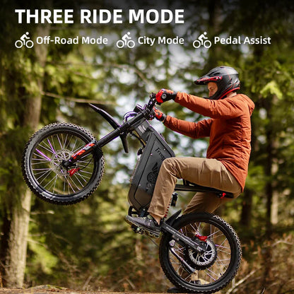 Electric Motorcycles Gearless Motors Speed 85Kmh Off Road MTB Ebike