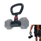 Convert Dumbbells to Barbell Set and Kettlebell for Home Fitness