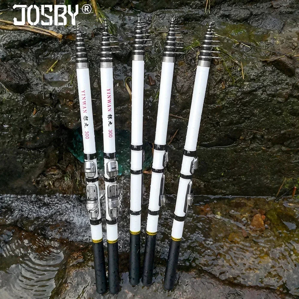Carbon Fiber Spinning Fishing Rod Telescopic Mini Pole