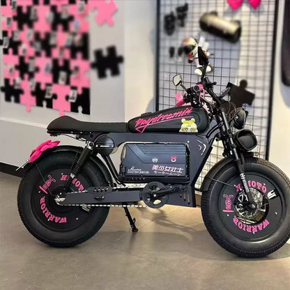 Adult Highway Electric Bike 20-inch Off-Road Fat Tires Ebike