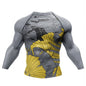 Muay Thai Boxing Compressed Jerseys Anti Shrink