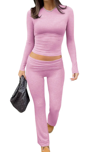 Women's Two-Piece Set Long-Sleeve Activewear