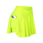 Womens Tennis Skirt with Pockets, High Waisted