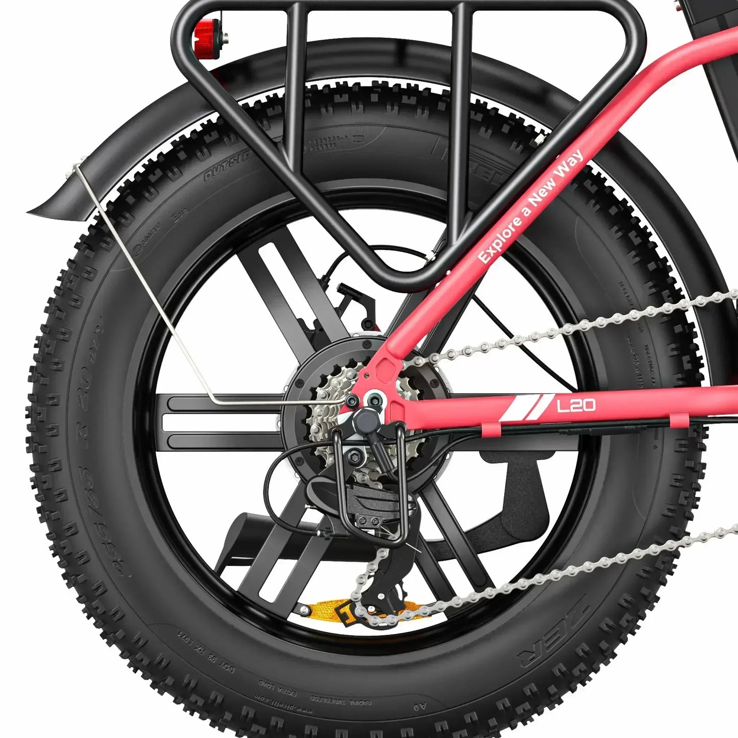Fat Tire 140km Mileage Mountain Electric Bike