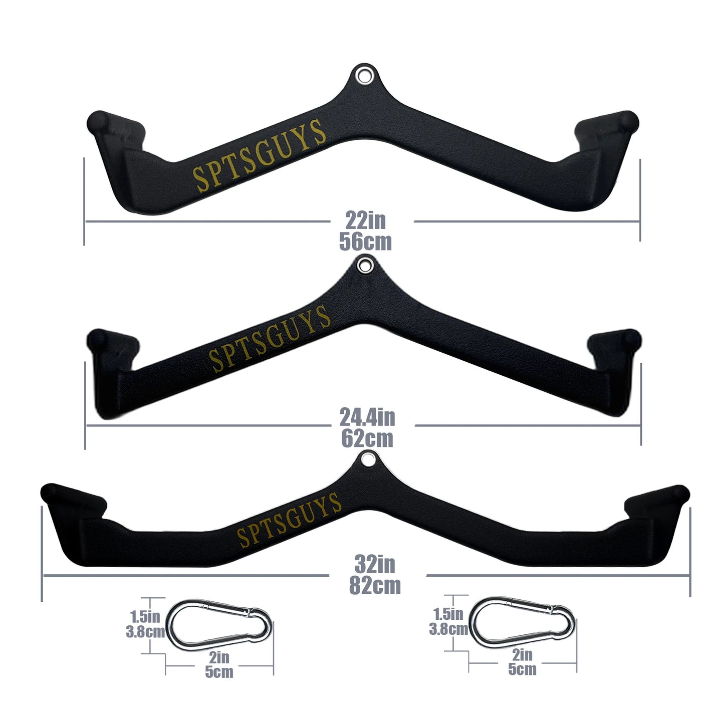 LAT Pulldown Attachments for Cable Pulley System