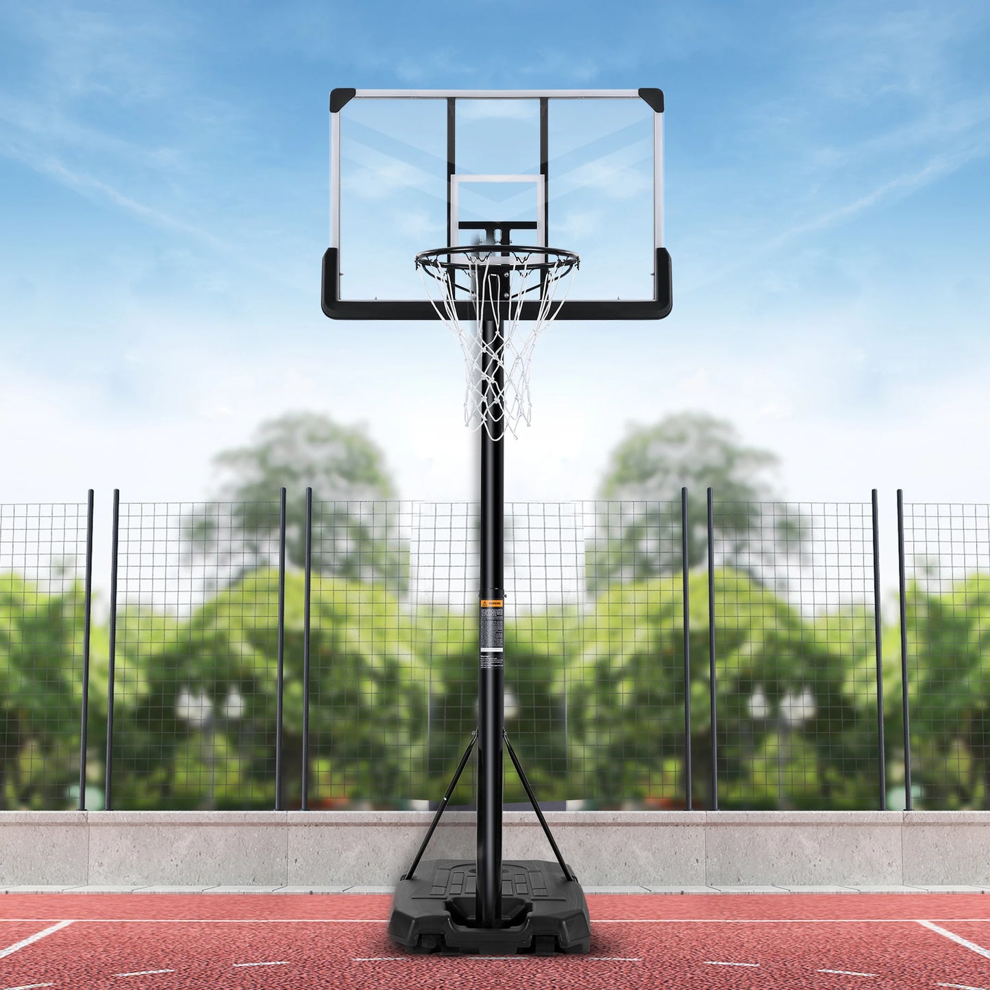 Portable Basketball Hoop 44 inch Adjustable 7 ft. 6 in..10 ft.