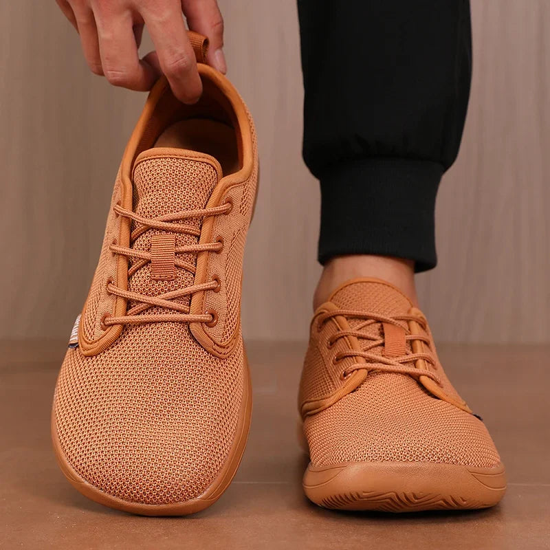 Wide Toe Shoes Breathable Knitted Mesh Comfortable Barefoot