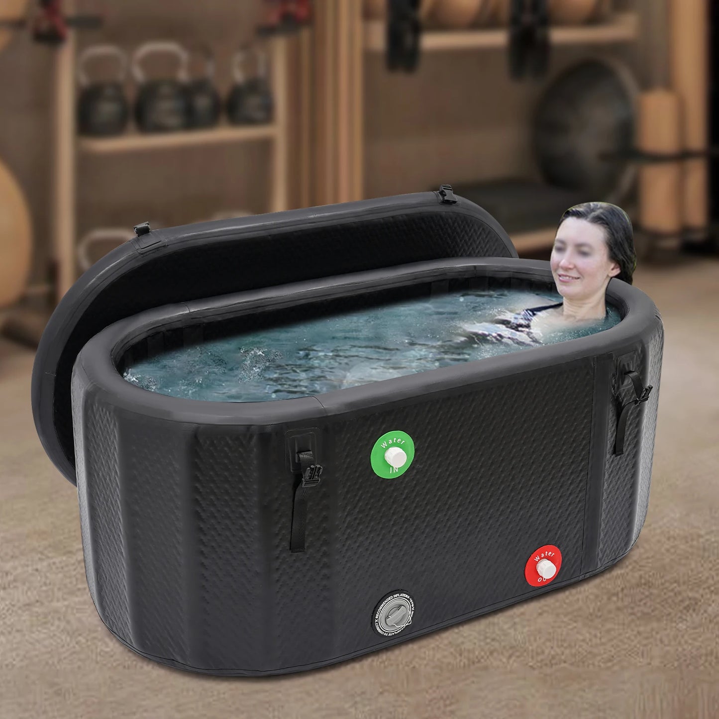 Inflatable Ice Bathtub Cold Therapy For Athletes