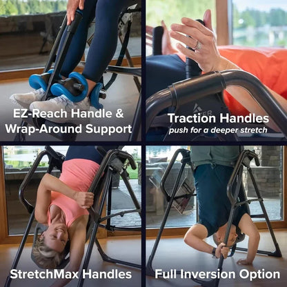 NewFitSpine X3 Inversion Table, Easy-to-Reach Ankle Lock, Back Pain Relief