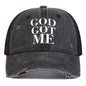 Unisex Letter Printing Outdoor Adjustable Sunscreen Hat ﻿