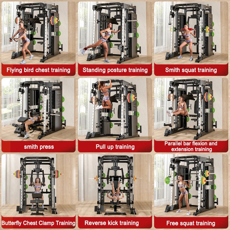 Multi functional Comprehensive Smith Fitness Machine