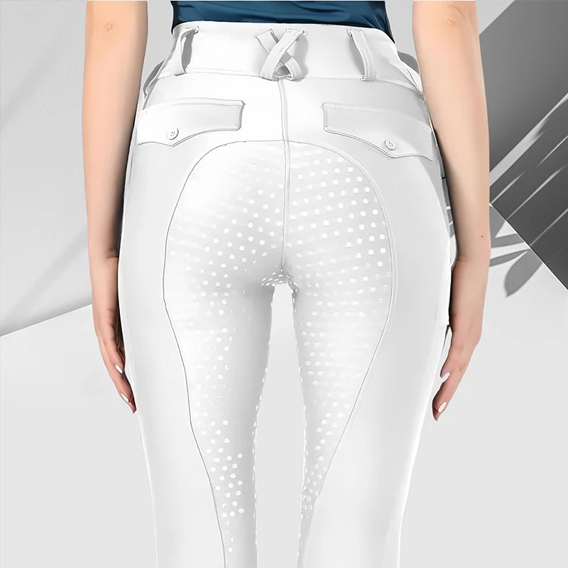 White Horse Riding Pants Women Equestrian