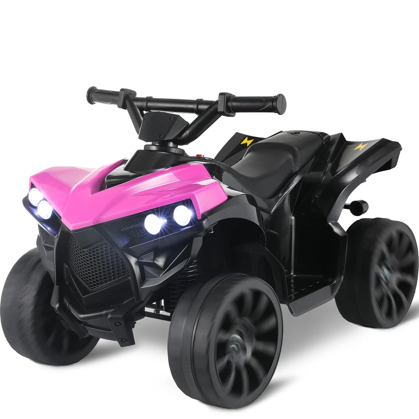 , 4-Wheel Battery Powered Motorbike for Kids 1-6 Yrs In/Outdoor Playroom