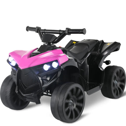 , 4-Wheel Battery Powered Motorbike for Kids 1-6 Yrs In/Outdoor Playroom