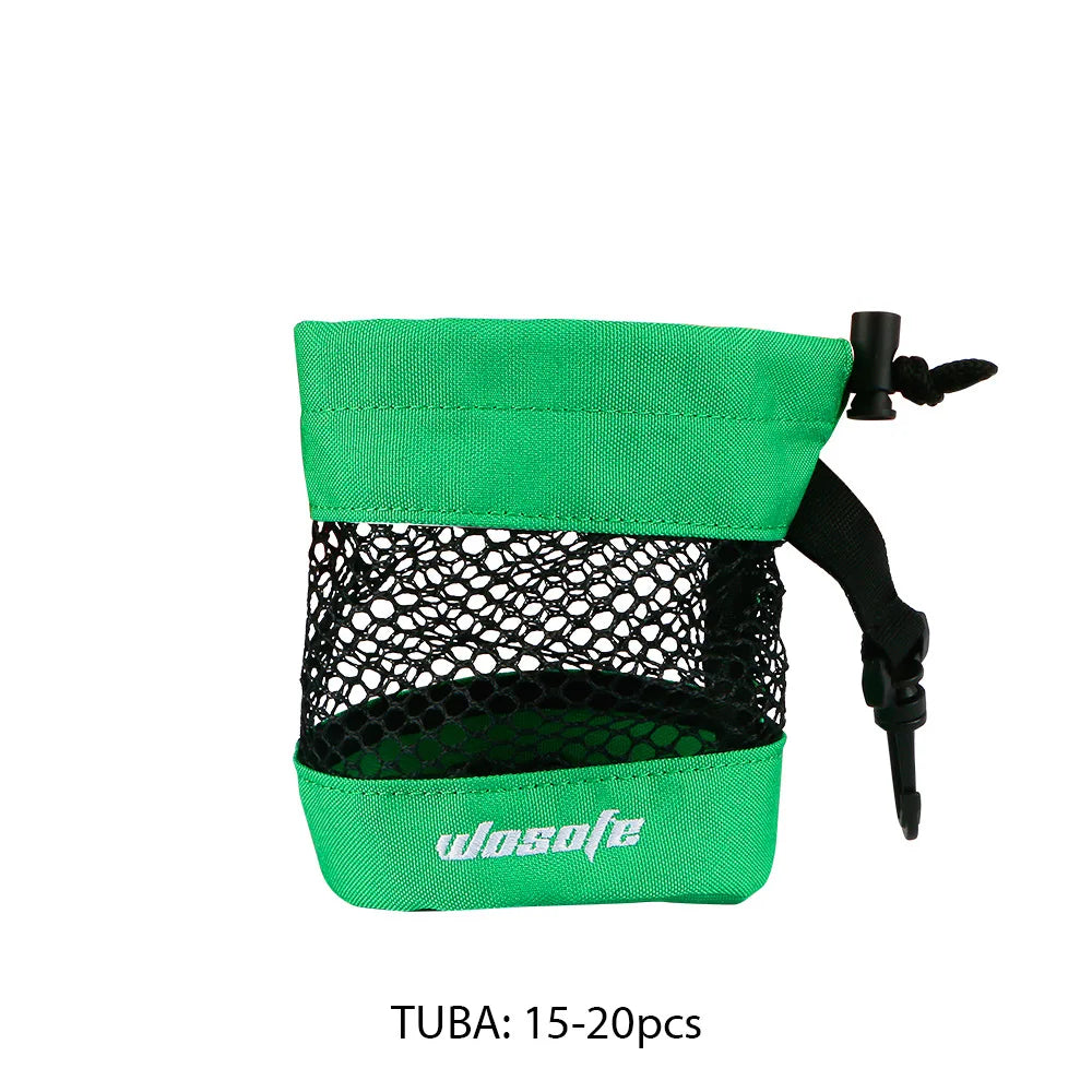 S/M/L Golf Nylon Net Bag Golf Balls Storage Pouch Bag with Durable Sports Mesh Net Bag Suitable for Outdoor Sports Gyms Travel