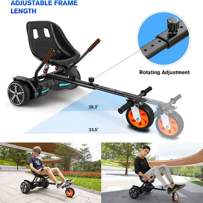 Hoverboard Seat Attachment, Compatible with 6.5'' 8'' 10'' Hoverboard