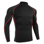 Men Running T shirt Quick Dry Bodybuilding Long Sleeve Compression Top