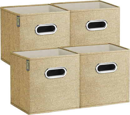 4 Pack Premium Foldable Cube Storage Bins
