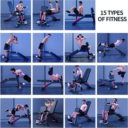 home gym equipment portable utility weight bench