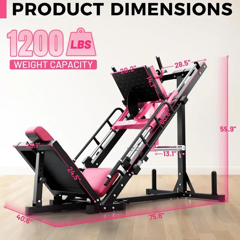 Professional Adjustable Leg Press Machine for Home Gym
