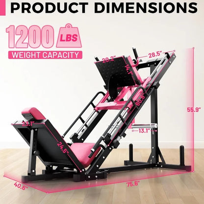 Professional Adjustable Leg Press Machine for Home Gym