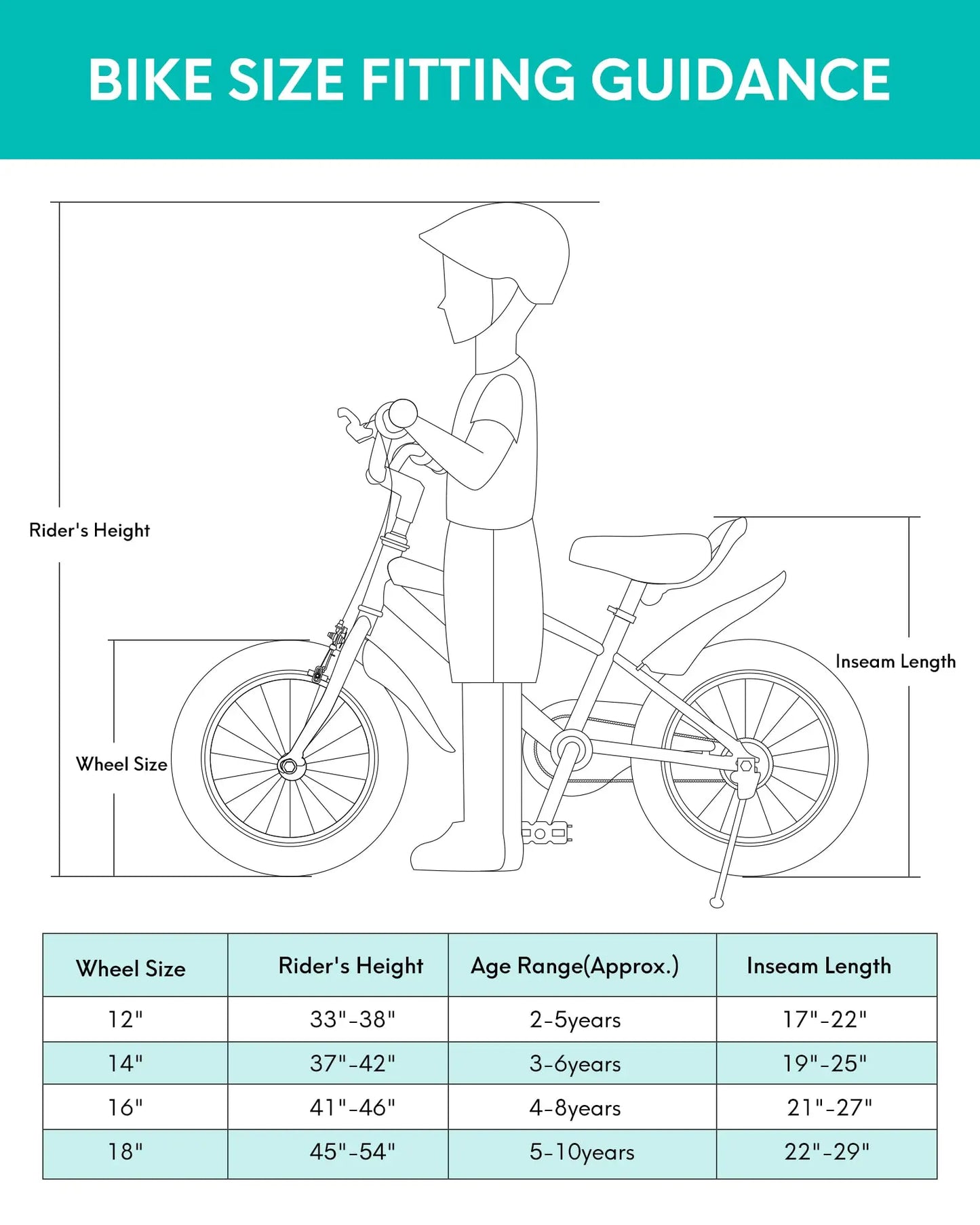 Kids Bike with Training Wheels, Dual Handbrake