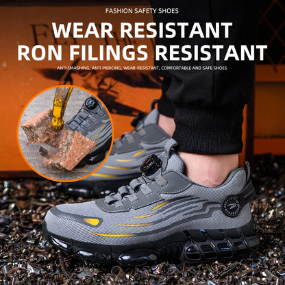 Breathable sole comfortable anti-smash anti-puncture  shoes