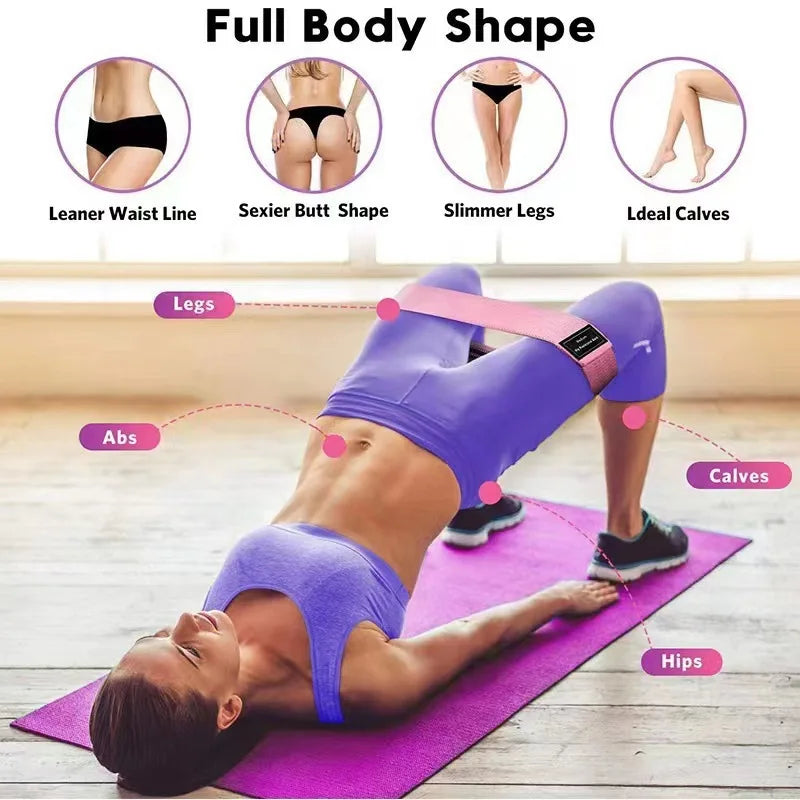 Yoga Fitness Resistance Band Buttocks Expansion