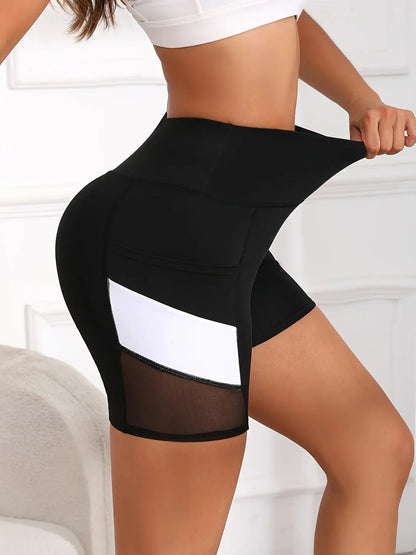 Women's High Waisted Yoga Shorts with Tummy Tuck